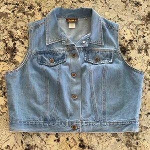 Vintage Faded Glory Denim Vest